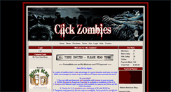 Desktop Screenshot of clickzombiesptc.com