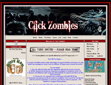 Tablet Screenshot of clickzombiesptc.com
